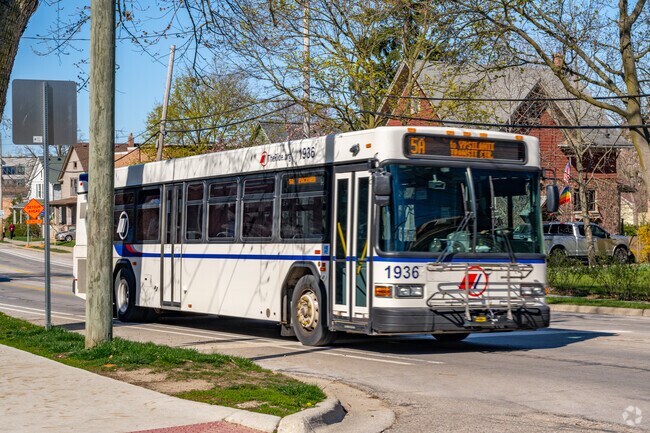 TheRide bus service is available in and around Old West Side.