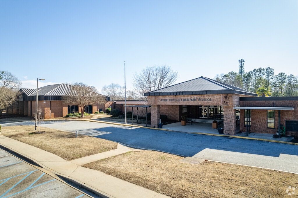 Front of Jesse Boyd Elementary School