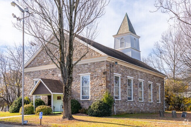 Historic St John's Church in Ruscombmanor is one of many churches serving the community.
