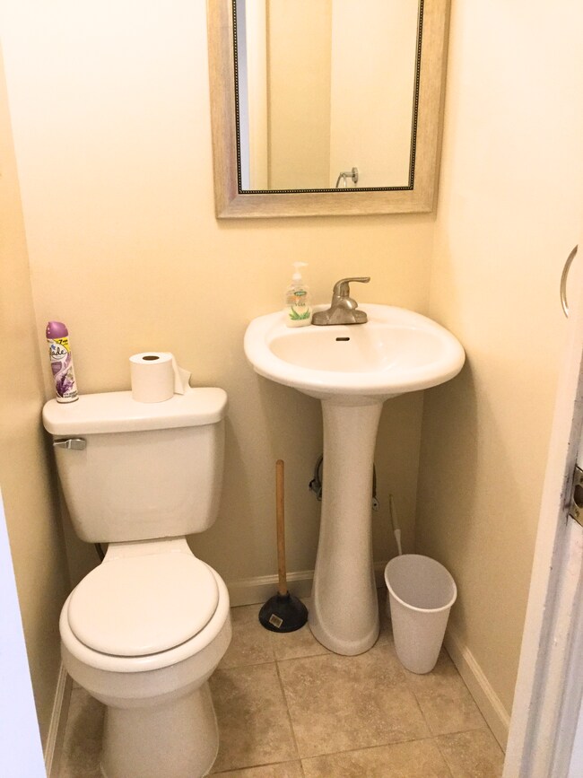 half bath on first floor