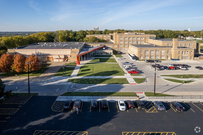 Most Hilltop children attend Rock Island High School's impressive campus.