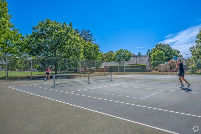 Play a game of tennis at the Lincoln Sports Courts.