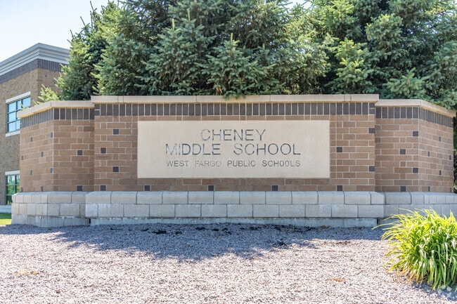 Cheney Middle School scores a B on Niche.