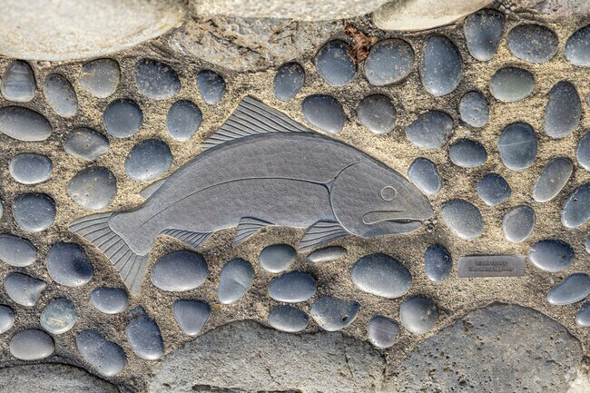 Bus stop seats have their own vibe in Sequim WA.