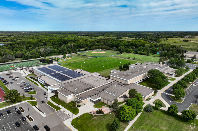 The campus lies on the west side of the city of Long Lake.