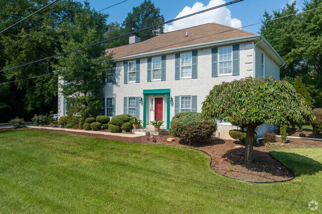 Home sizes vary in Chester Township up to this large, Federal-style home.