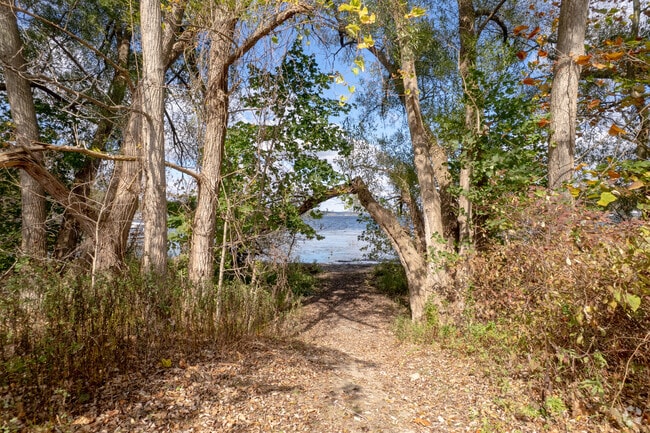 Groveland Ambuscade Park has wooded trails leading to the Conesus Lake shoreline.