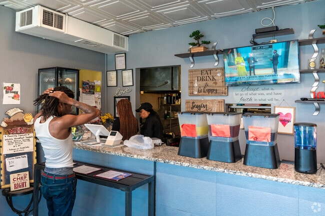 Addie Love's serves soul food and refreshing beverages.