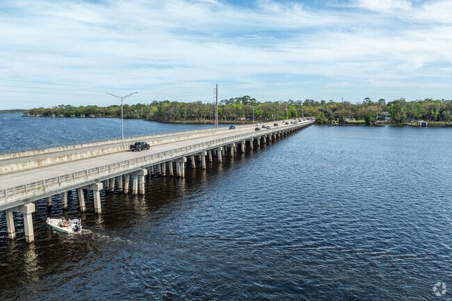 Head to Jacksonville from Fruit Cove using SR13.