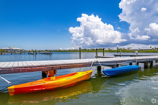 Don't have a boat then rent a kayak for a day on the water when you live in Indian Shores.