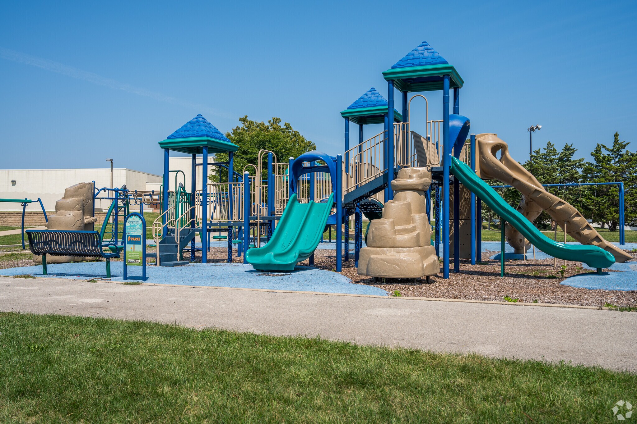 King Park has a playground next to the MLK Community Center.