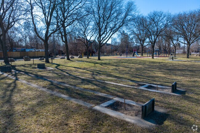 Residents can play horseshoes at Kern Playground.