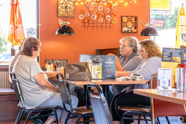 Stevens Park residents can head to Cinder's for some BBQ dining.