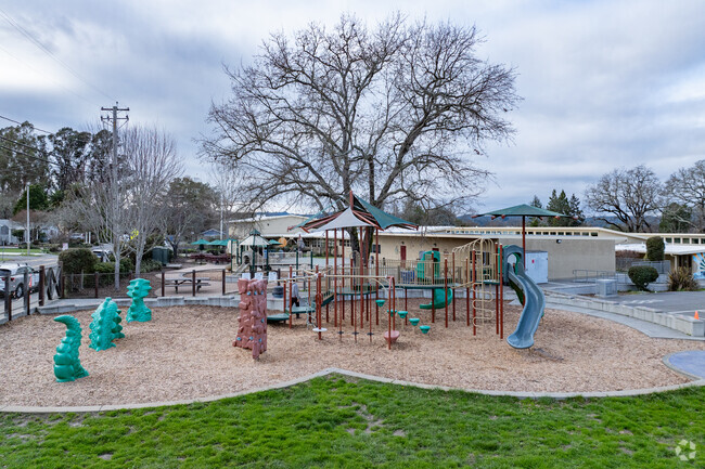 Your kids will love the playground at Oak Grove Elementary School.