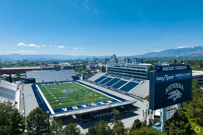 Kings Row is minutes from the University of Nevada which is a magnet for sports fans in Reno