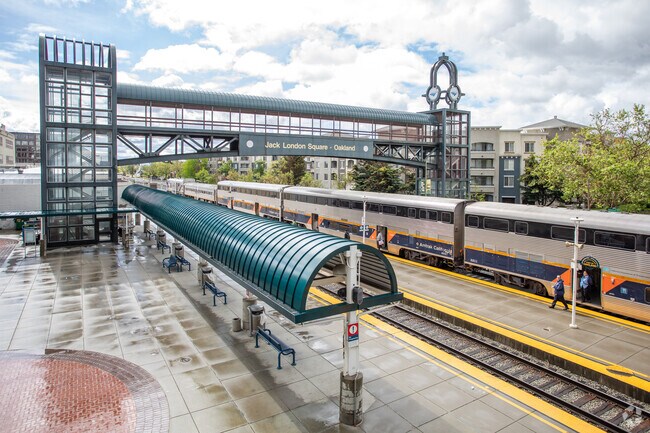 Amtrak has a beautiful new station in Jack London Square with easy access to so many areas.