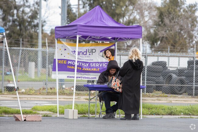 Roadside vendors are common in Willis Acres, Sacramento.