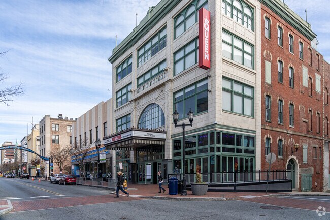 The Queen Theater sits on a revitalized part of Market Street in Downtown Wilmington.