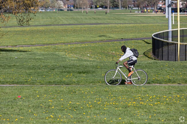 Biking is popular for both recreation and transportation in Sheldon Charter Oak.