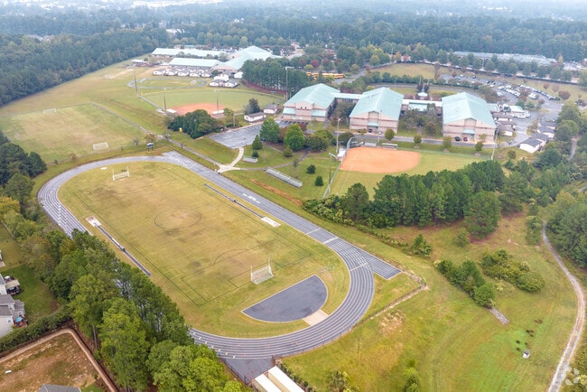 Athletic students may play a variety of sports at Davis Drive Middle School.