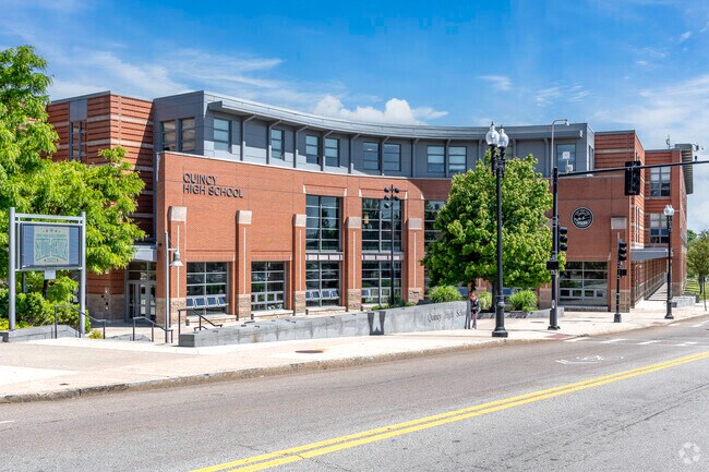 Quincy High School is part of the highly rated school district.