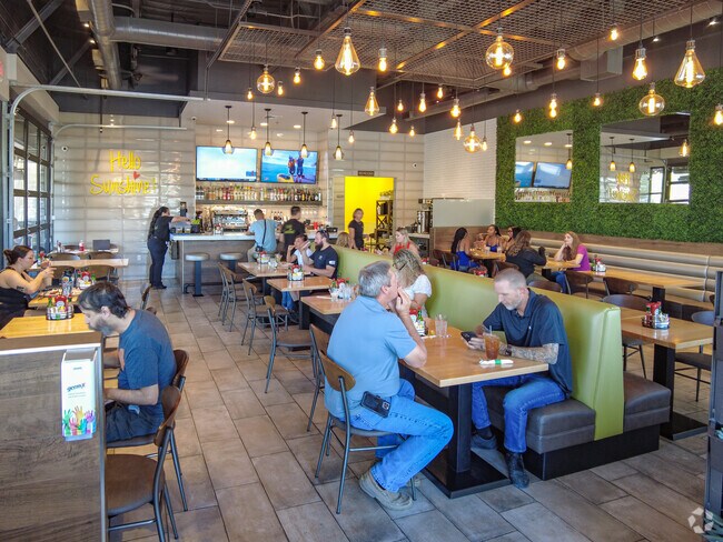 Mountaingate residents can grab some pancakes or a Bloody Mary at the Sunshine Breakfast Bar.