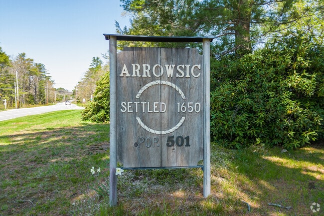 The Arrowsic welcome sign has greeted visitors to this quiet town since 1650.