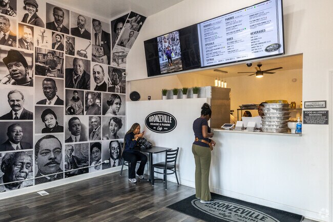 Bronzeville Hoagie & Panini Cafe is located just outside of The Gap.