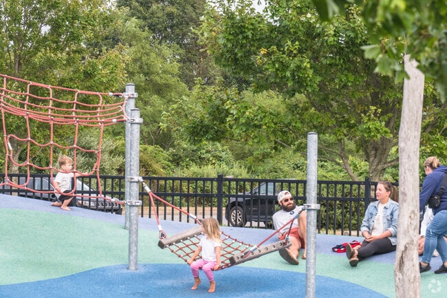 When listening to Concerts by the Park in Buzzards Bay, the whole family can enjoy a run through the splash park.