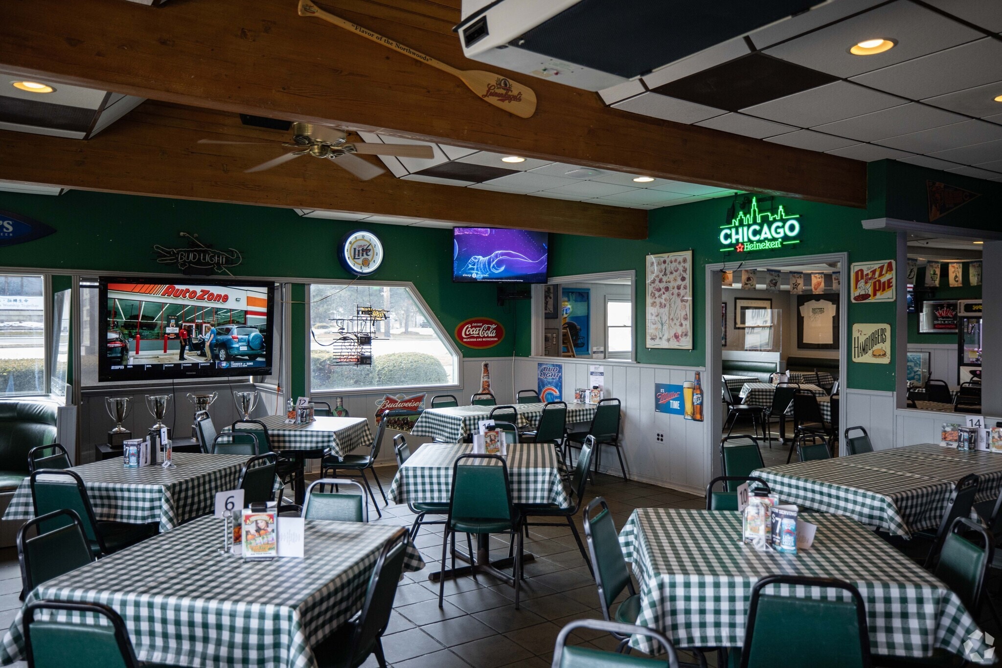 Meet up with a few friends at Gators Wing Shack Grill in Capri Village.