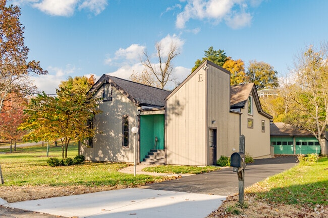 Many homes in Hyde Park offer distinct architectural designs.
