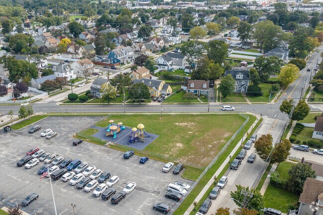 Columbus Ave School is nestled in a large suburb setting.