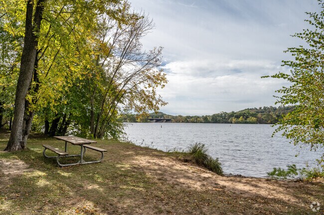Enjoy a picnic by the river at Riverview Park.