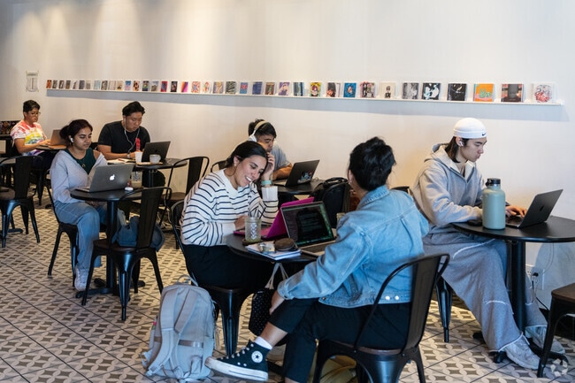 The Tamper Room offers a relaxing setting for coffee and conversation in Fremont.