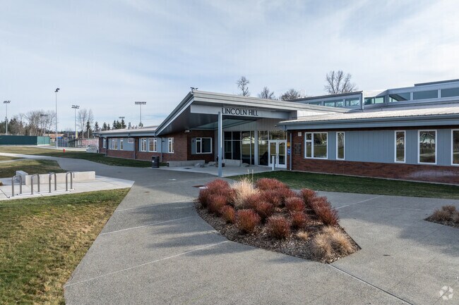Lincoln Hill High School entrance.