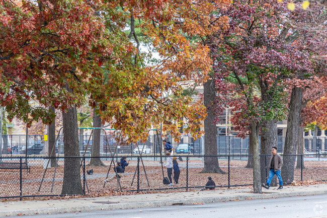 You can find many residents walking and enjoying the parks in Colonial Heights.