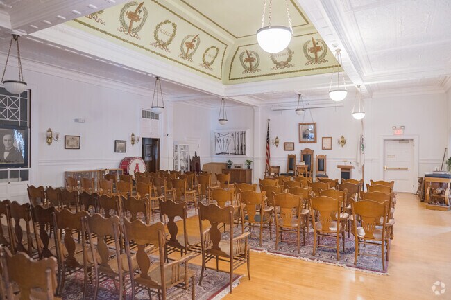 The Grand Army of the Republic Memorial Hall has hosted many Civil War veterans.