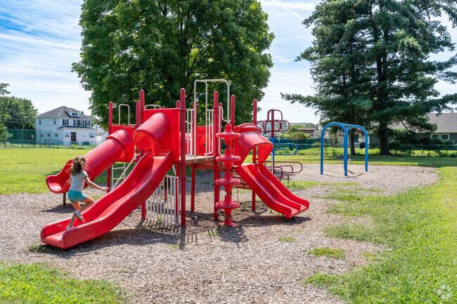 Children can play all day on the playground at Loveland Park in Swoyersville.