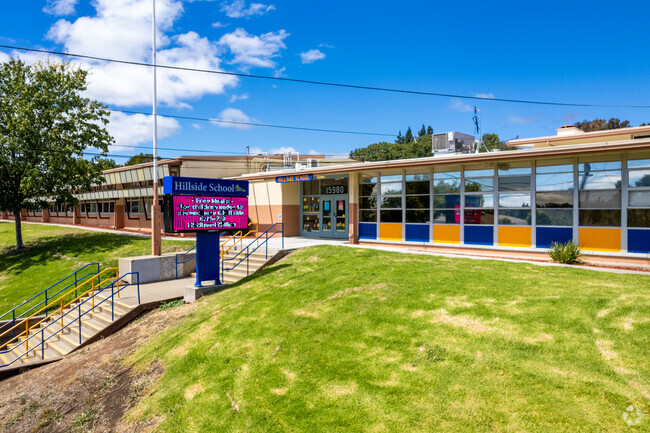 View of Hillside Elementary located in Ashland, San Leandro CA.