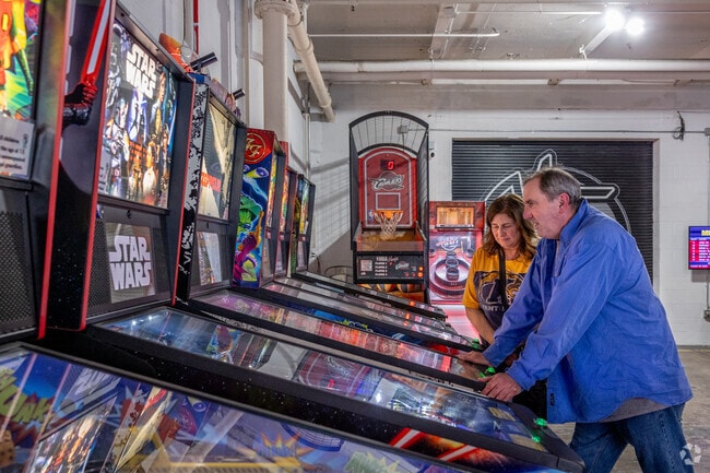 Residents love going to Missing Falls Brewery for a bite to eat and to play some games.
