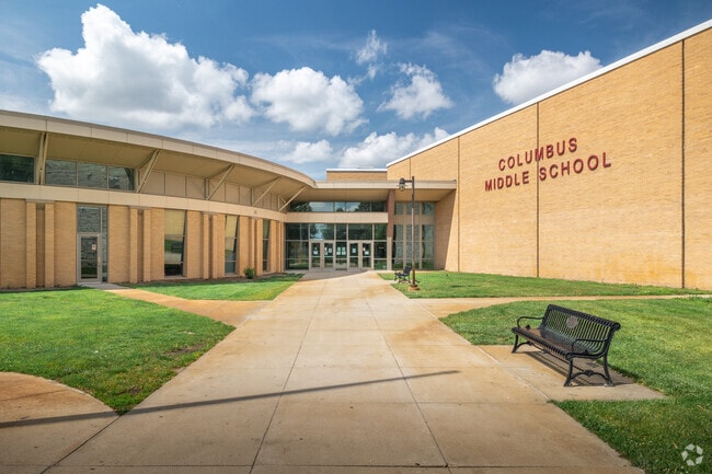 Columbus Middle School in Columbus provides a positive environment for students.
