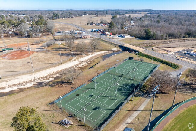 Play a round of tennis at the City of Clanton Parks and Recreation.