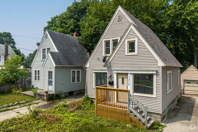 Unique, steeply-roofed homes are found on Jenison Avenue in the Bassett Park neighborhood.