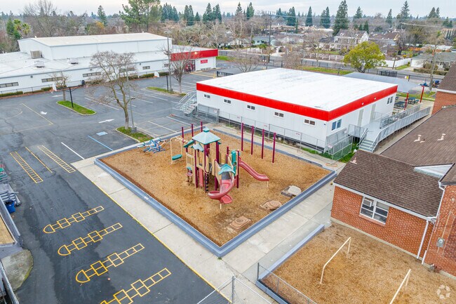 Play on the playground at Victory Christian School.