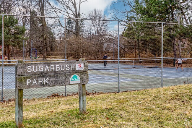 Active residents of Orchard Hills-Maplewood can practice their swing at Sugarbush Park.