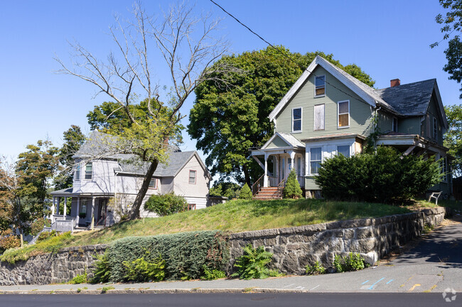 Homes along many of the hills in Agganis AC have spacious yards.