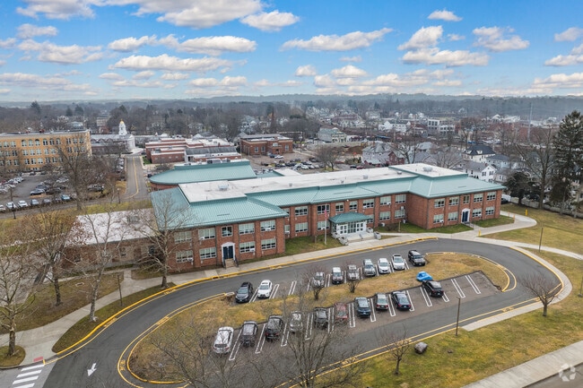 Check out the Harborside Middle School at 175 High St, Milford, CT 06460.