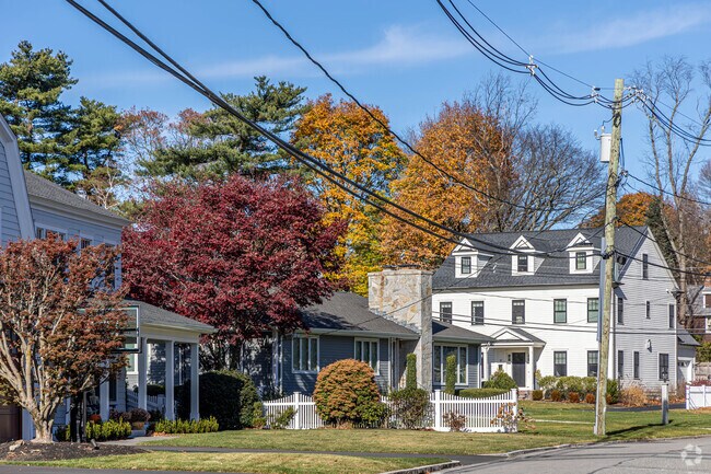 Homes in Grove Street vary in style and price.