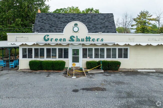 After a day at Emerson Park, residents can stop in for some comfort food at Green Shutters, a local favorite in the Fleming area.