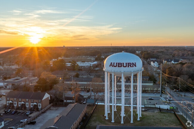 Take in a beautiful Auburn sunset near Moore's Mill.